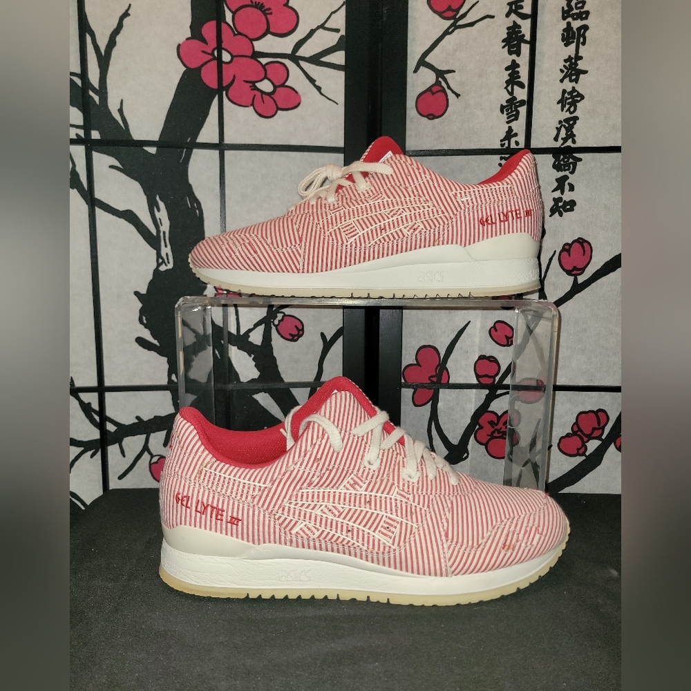 Asics Gel Lyte 3 Millionaires Row Red Sneakers